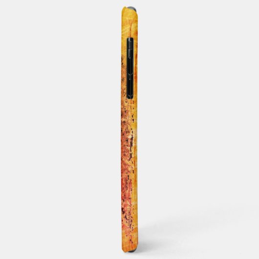 Gelbe Landschaft Felder Bäume Blauer Himmel Case-Mate iPhone Hülle (Hinten/Links)