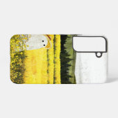 Gelbe Landschaft Samsung Galaxy Hülle (Rückseite (Horizontal))