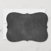 Gelbe Laternen auf Chalk Couple Dusche laden ein Einladung (Rückseite)