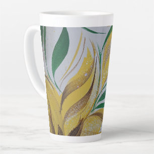 Gelbe Latte-Tasse Milchtasse