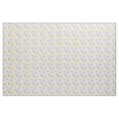 Gelbe Lavendel Rose mit weißem Hintergrund Stoff (Fat Quarter (45,7 x 55,9 cm))