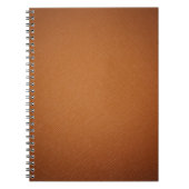 gelbe Ledertextur Notizblock (Vorderseite)