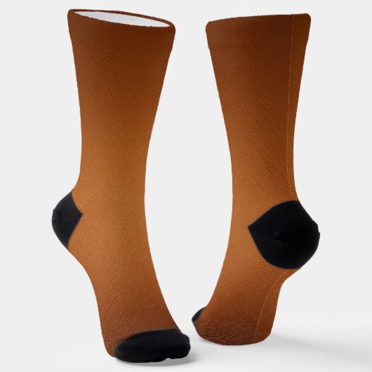 gelbe Ledertextur Socken (Gewinkelt)