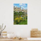 Gelbe Leeds Castle, Kent, England Blume Poster (Küche)