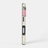 Gelbe Lehrer Schule Apfel Muster  iPhone 16 Hülle (Rechte Seite)