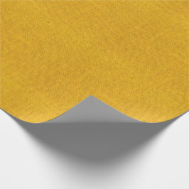 Gelbe Leinwand-Beschaffenheit Geschenkpapier