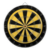 Gelbe Leinwandstruktur Dartscheibe (vorne)