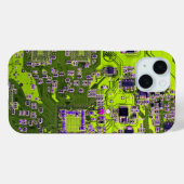 Gelbe Leiterkarte der gedruckten Leiterplatte Case-Mate iPhone Hülle (Rückseite (Horizontal))