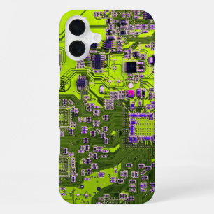 Gelbe Leiterkarte der gedruckten Leiterplatte iPhone 16 Plus Hülle