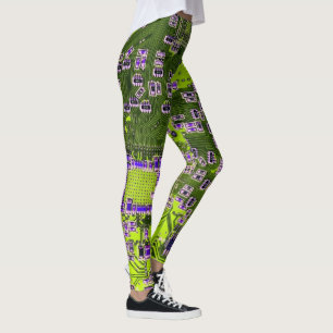 Gelbe Leiterkarte der gedruckten Leiterplatte Leggings