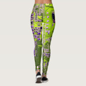 Gelbe Leiterkarte der gedruckten Leiterplatte Leggings (Rückseite)