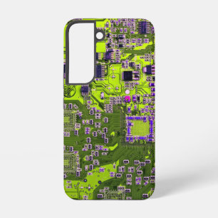 Gelbe Leiterkarte der gedruckten Leiterplatte Samsung Galaxy Hülle