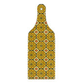 Gelbe Lemon Bloom Muster Schneidebrett (Vorderseite)