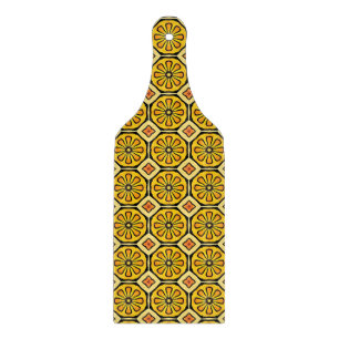 Gelbe Lemon Bloom Muster Schneidebrett