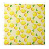 Gelbe Lemon Keramik Tile Fliese (Vorderseite)