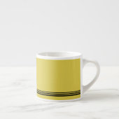 Gelbe Lemon Stripes Espresso Tasse (Rechts)