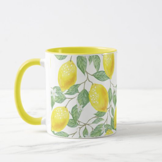 Gelbe Lemon-Tasse Tasse (Links)
