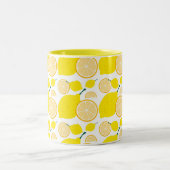 Gelbe Lemon-Tasse Zweifarbige Tasse (Mittel)