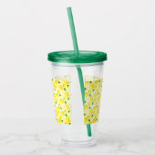 Gelbe Lemonen Acrylic Tumbler Fresh Acryltrinkbecher (Links)