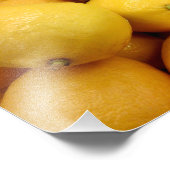 Gelbe Lemonen Fotodruck (Ecke)
