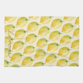 Gelbe Lemonen Geschirrtuch (Horizontal)