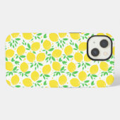 Gelbe Lemonen iPhone Hülle (Rückseite (Horizontal))