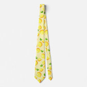 Gelbe Lemonen-Krawatte Krawatte (Vorderseite)