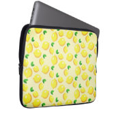 Gelbe Lemonen Laptop-Sieb Laptopschutzhülle (Vorne Rechts)