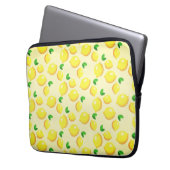 Gelbe Lemonen Laptop-Sieb Laptopschutzhülle (Vorderseite Links)