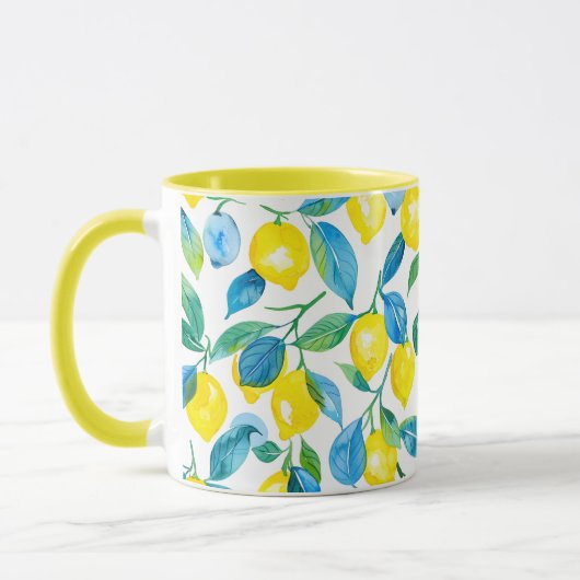 Gelbe Lemonen, Mittelmeer Tasse (Links)