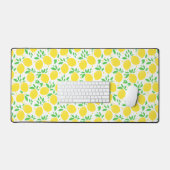 Gelbe Lemonen Schreibtischunterlage (Tastatur & Maus)