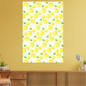 Gelbe Lemons Canvas Print Leinwanddruck (Insitu (Wohnzimmer))
