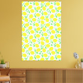 Gelbe Lemons Canvas Print Leinwanddruck (Insitu (Wohnzimmer))