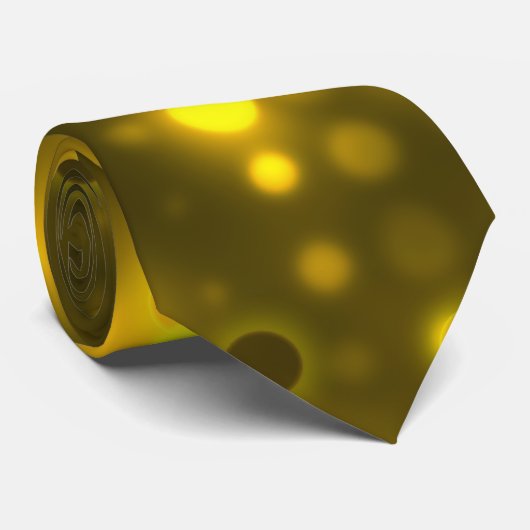 Gelbe Leuchten Krawatte (Gerollt)