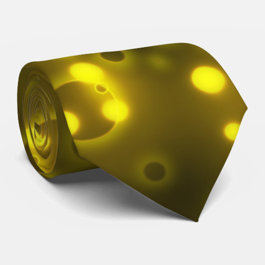 Gelbe Leuchten Krawatte (Gerollt)