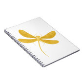 Gelbe Libelle Notizblock (Rechte Seite)