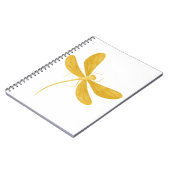 Gelbe Libelle Notizblock (Linke Seite)