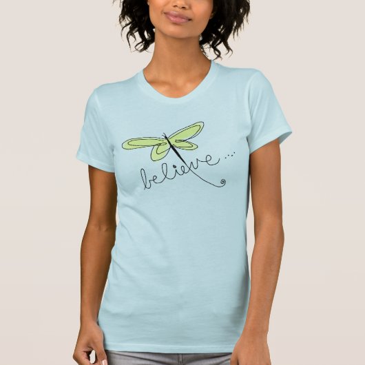 Gelbe Libelle T-Shirt (Vorderseite)