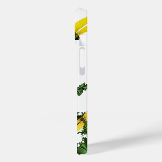 Gelbe Libfische Case-Mate iPhone Hülle (Rückseite / Links)