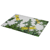 Gelbe Libfische Schneidebrett (Ecke)