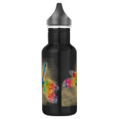 Gelbe Libfliege Edelstahlflasche (Links)