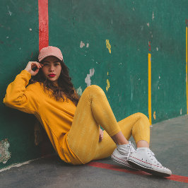 Gelbe Liebe Leggings