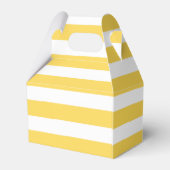 Gelbe Liegestühle Streifen Geschenkschachtel (Rückseite)