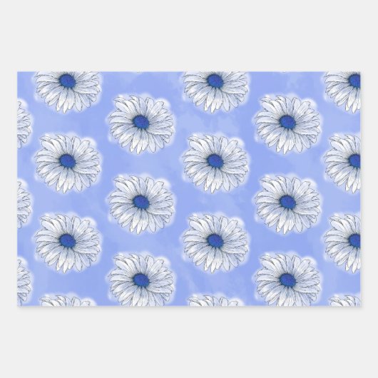 Gelbe Lila und blaue Milchsorten Geschenkpapier Set (Vorderseite 3)