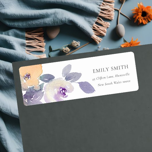 GELBE LILAC LILA ROSE WASSERFARBFLÄCHENADRESSE