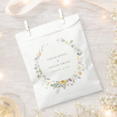 Gelbe Lilac-Wildblume Geschenktütchen (Ausgeschnitten)