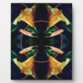 Gelbe Lilie Blume Erschaffen Sie Ihr eigenes Foto Fotoplatte (Vorderseite)