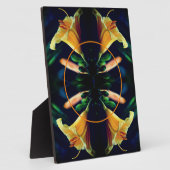 Gelbe Lilie Blume Erschaffen Sie Ihr eigenes Foto Fotoplatte (Seite)