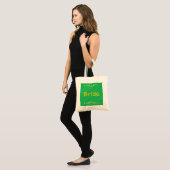 Gelbe Lilie Border Green Bridge Taschen (Vorderseite (Model))