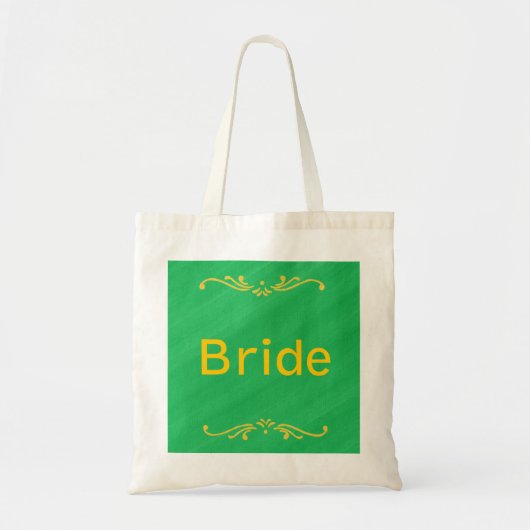 Gelbe Lilie Border Green Bridge Taschen (Vorne)